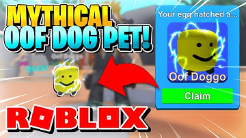 ROBLOX MINING SIMULATOR CODE: HOW TO GET MYTHICAL OOF DOGGO! PET!
