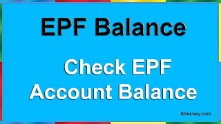 How to Check Balance in EPF Account | Download EPF Passbook | Print EPF Passbook - Sitesbay screenshot 5