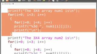 Working With 2D Arrays - Assamese