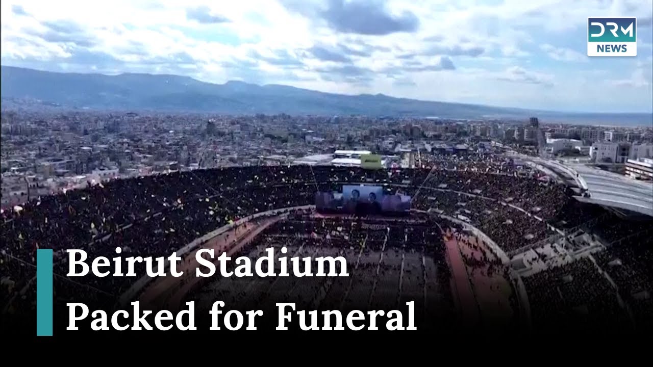 BREAKING NEWS: Massive Crowds Gather for H@zbollah Leaders’ Funeral in Beirut | AH1G