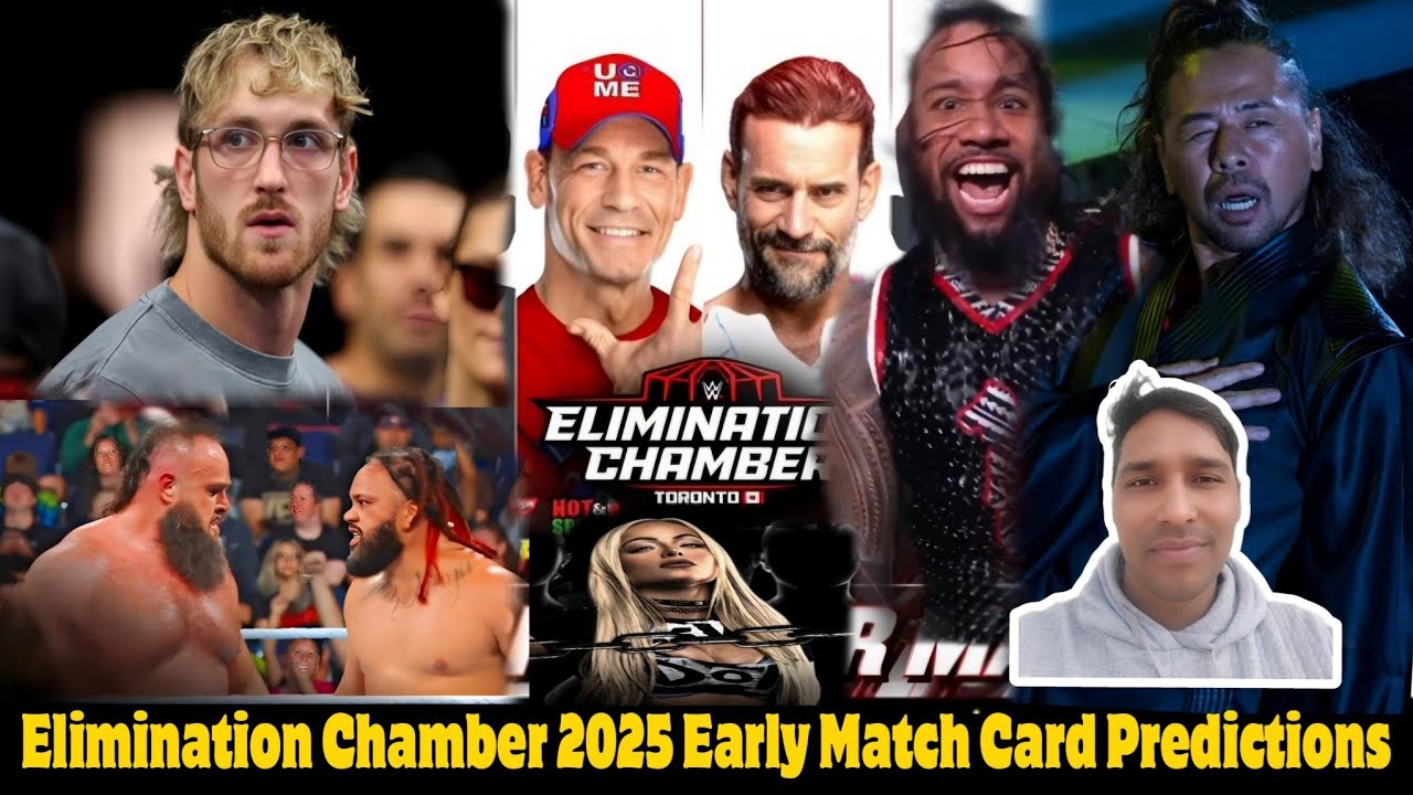 WWE Elimination Chamber 2025 Full Match Card Predictions Video by We ...