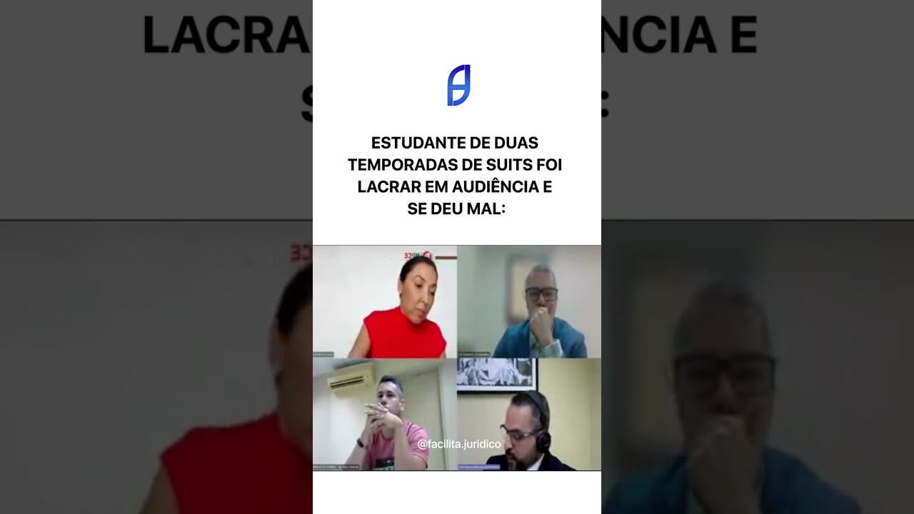 E quando o estudante de Direito resolve mandar um latim maluco no meio da audiência?