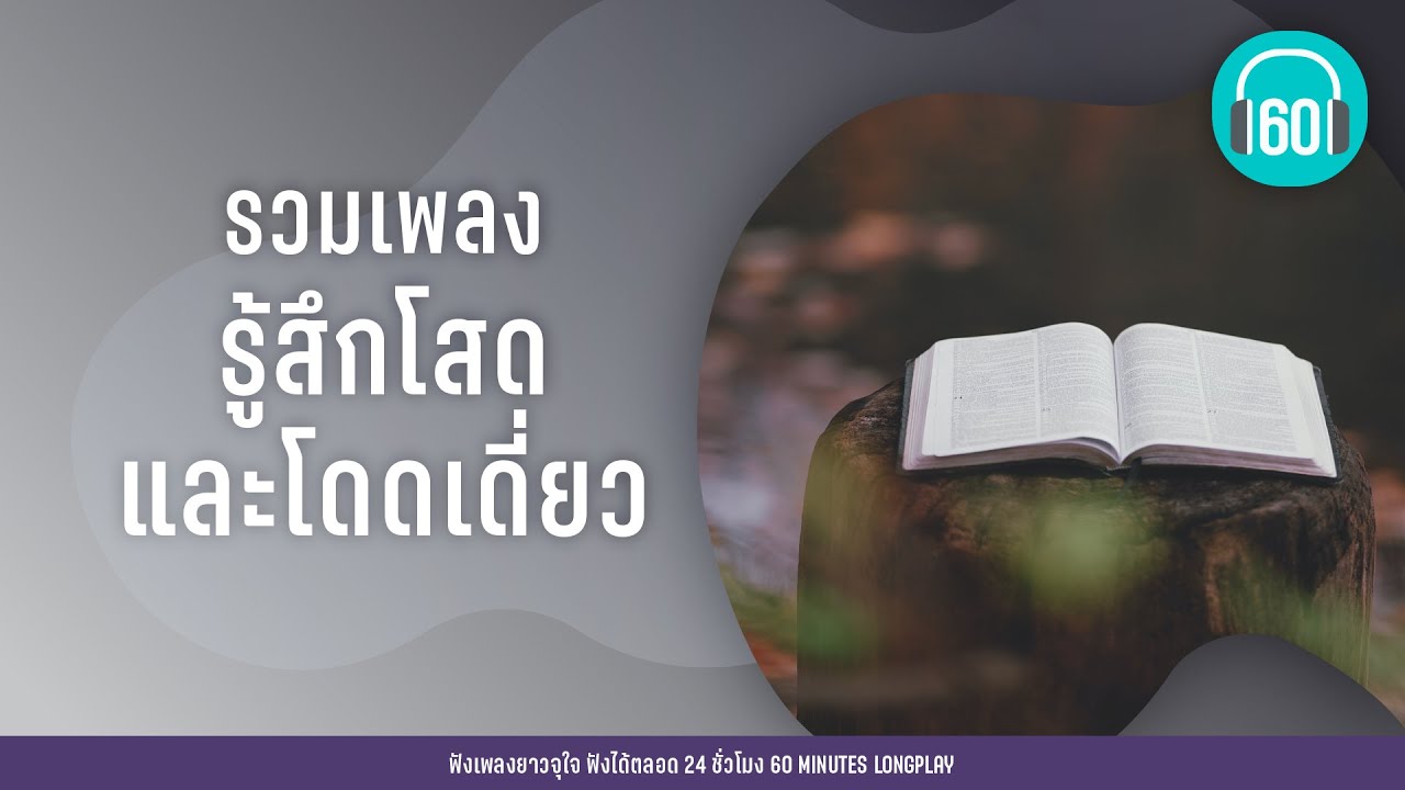 รวมเพลง รู้สึกโสด และโดดเดี่ยว [เรื่องที่ขอ-,เมื่อวาน,ลมเปลี่ยนทิศ]【LONGPLAY】