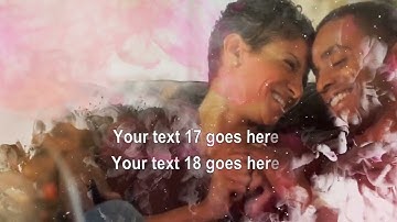 Create Ink Photo Slideshow Video Online with Text And Music - MakeWebVideo.com