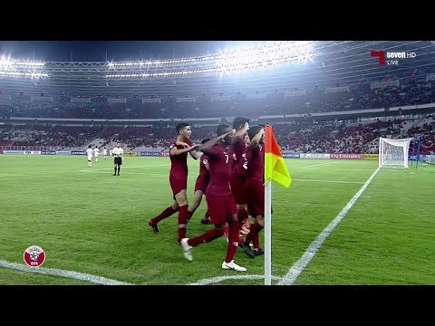 الأهداف قطر 6 5 أندونيسيا كأس آسيا تحت 19 سنة أندونيسيا 2018