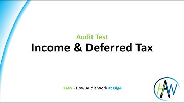 6.33 Audit Test - Income & Deferred Tax - Preview