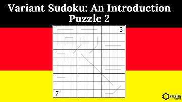 An Introduction To Variant Sudoku: Puzzle 2