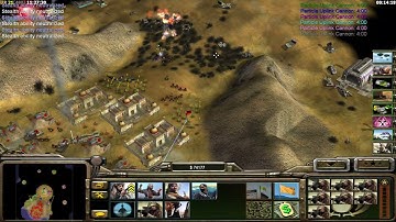 Generals Zero Hour mod armageddon. Stealth general vs 7 USA  Without superweapons.