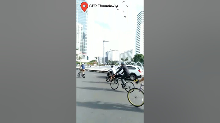 Gowes Pagi di CFD Thamrin-Sudirman Jakarta #HobiAbi