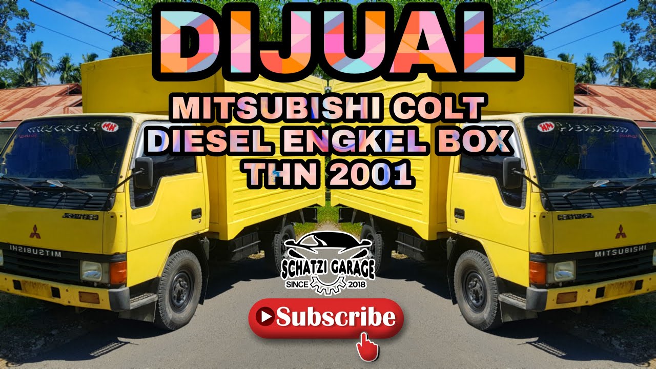 JUAL MOBIL LANGKA DI SUMBAR BOSSQUE!!! || MITSUBISHI COLT DIESEL ENGKEL THN 2001