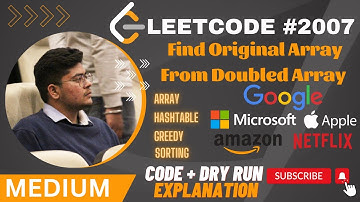 Leetcode#2007 ||  Find Original Array From Doubled Array || 2 Approaches || JAVA