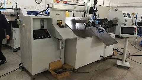 Sample one 2D CNC wire bending and welding machine