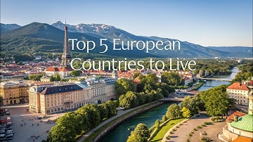 Top 5 Best Countries to Live in Europe 2025 🌍 | Safest, Affordable & High Quality of Life 🇪🇺