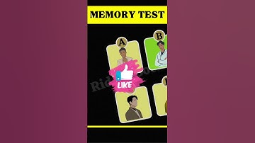 Memory Test -4🕵️‍♂️Remember Me || How Good Your Eyes || Riddle Puzzle Solving #shorts