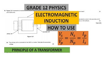 Transformers Physics Problems - Voltage, Current & turns Calculations - Electromagnetic Induction