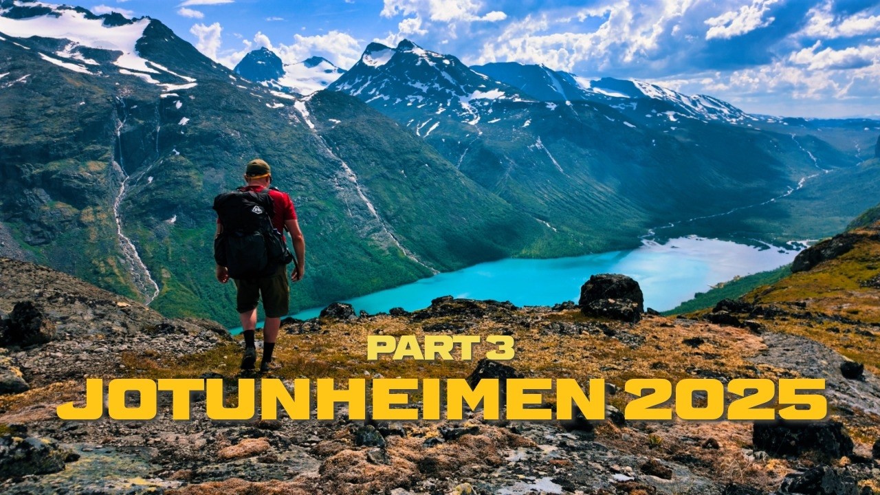5 Days Hiking Jotunheimen, Norway, Alone - 90 km/55 miles Silent Hiking #hikingadventures Pt3