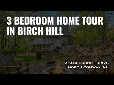 270 Beechnut Dr, North Conway, NH home video tour