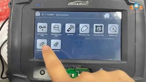 How to Change Lonsdor 0440 Smart Key Frequency with K518 obdii365