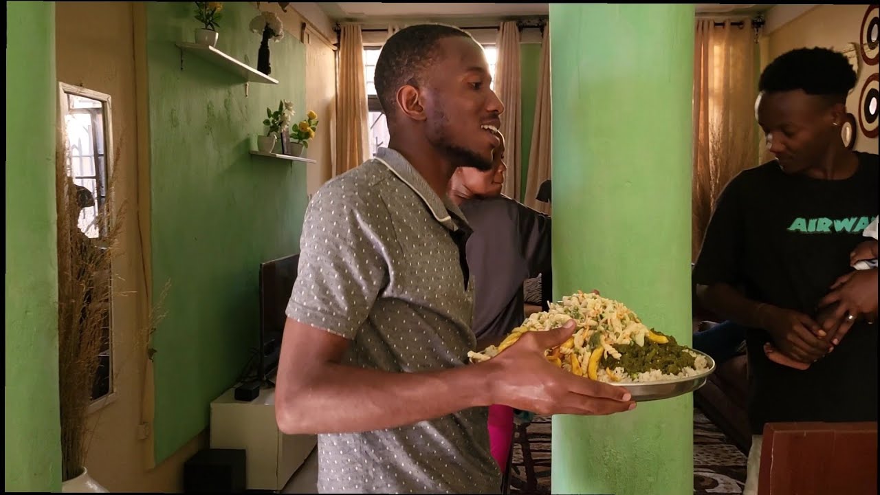 COOKING WITH 🍳GodNancy and Chef DODY👨‍🍳 _Isombe_salade_Rice (ENCORE MURI CAGIKONI🤭) 