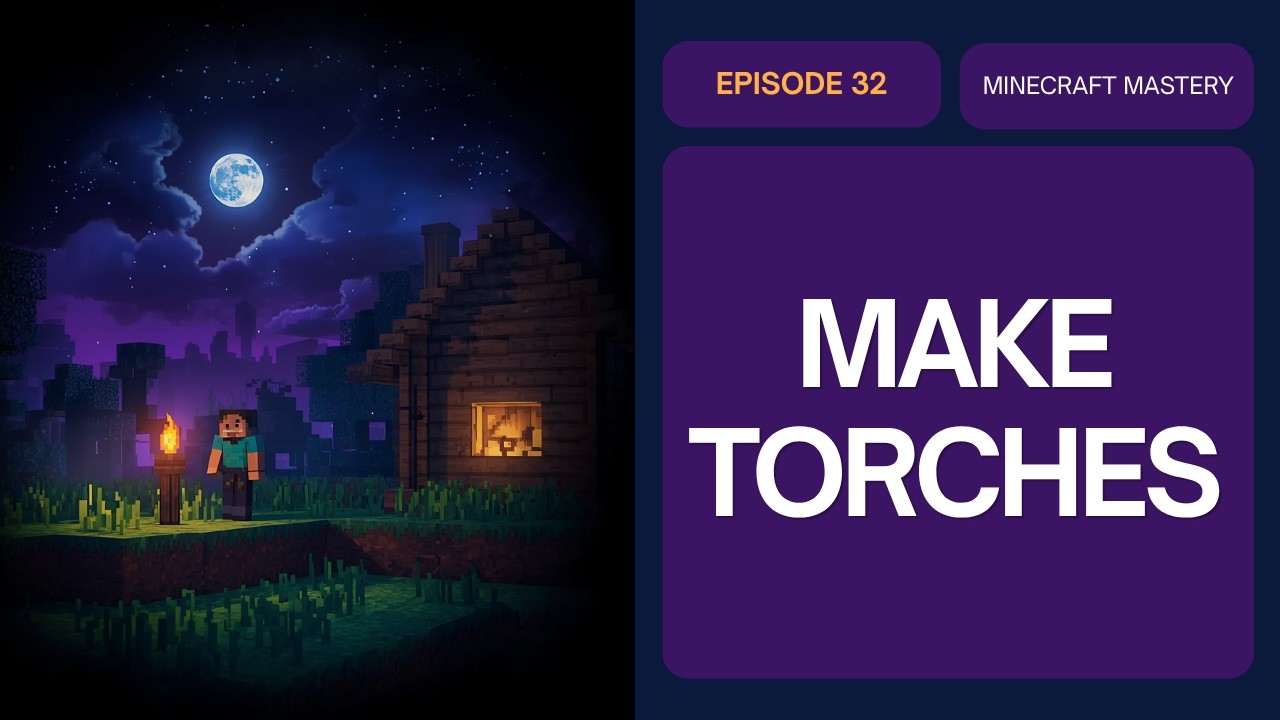 How to Make Torches in Minecraft (2026) | Easy Crafting Guide - YouTube