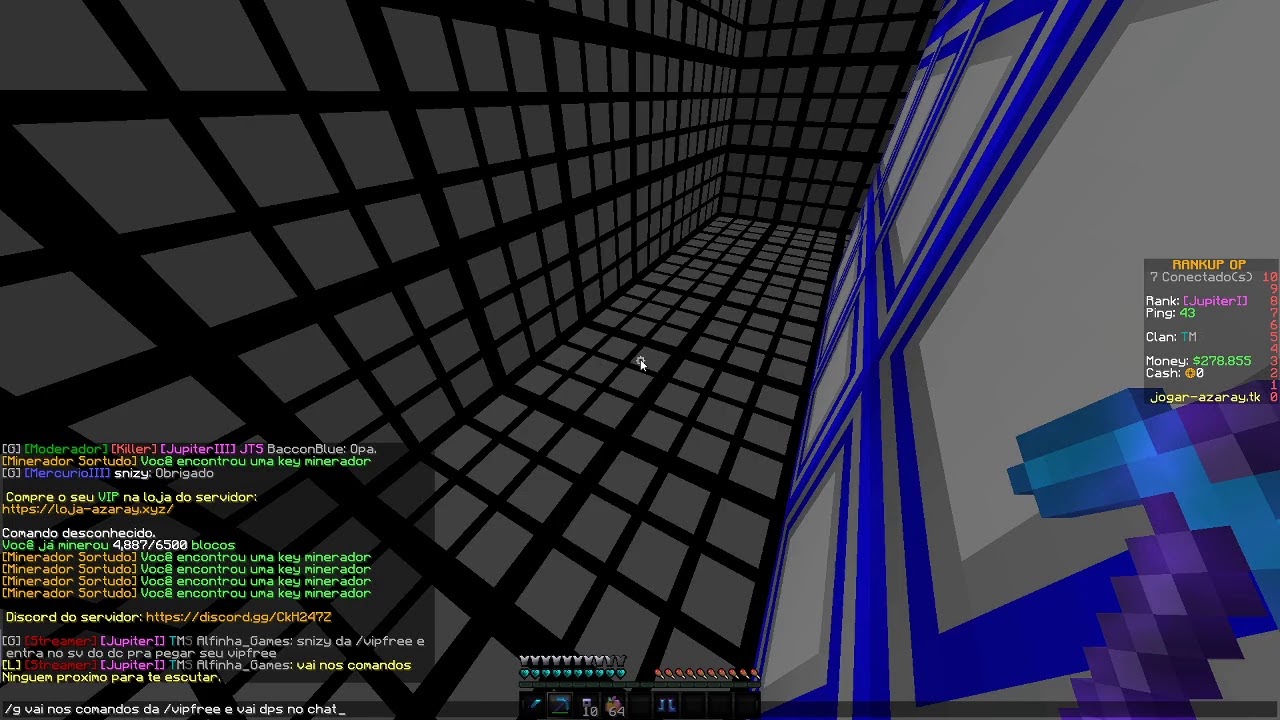 Talvez tem um pvp na mina pvp hoje hein - Azaray (Minecraft) - YouTube
