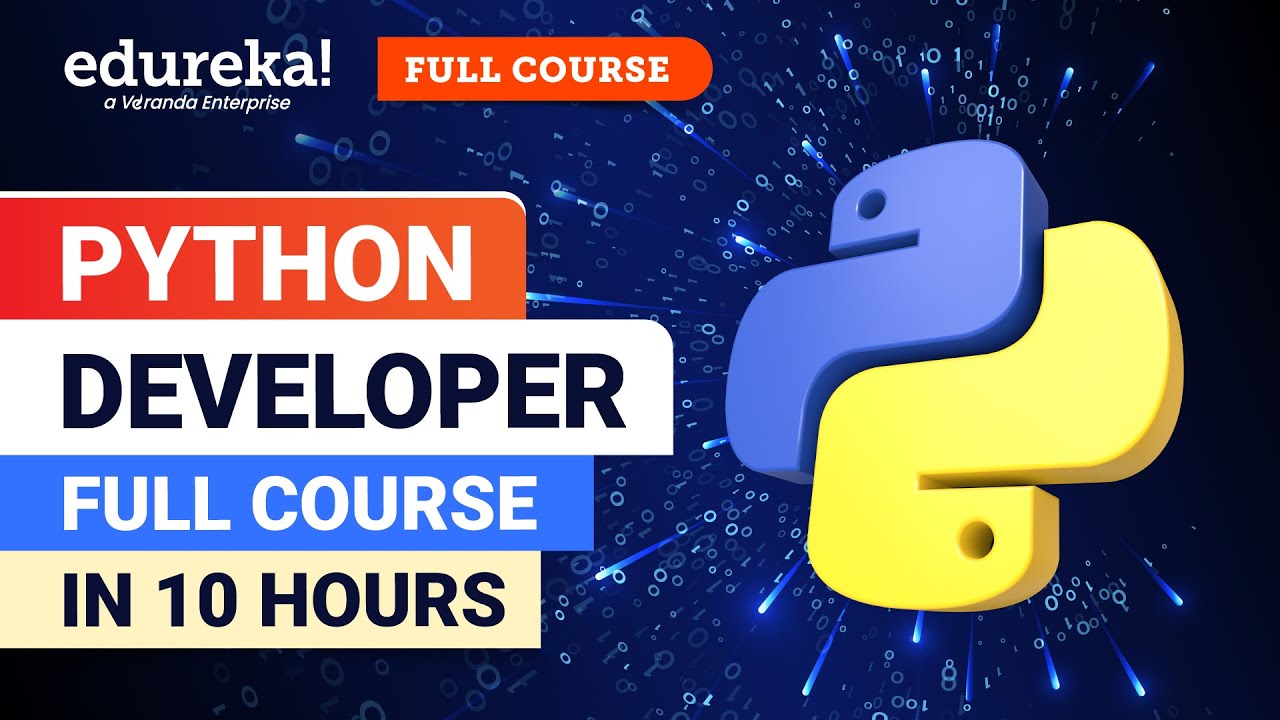 Python Full Course [2024] | Python for Beginners - 12 Hours | Python Course | Edureka