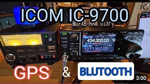 ICOM IC-9700 Add Bluetooth & GPS