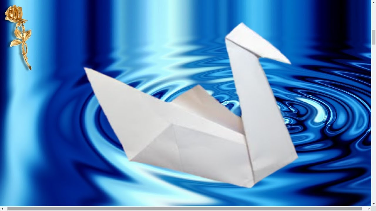 Origami facile : 🦢 Cygne ❤️ - YouTube