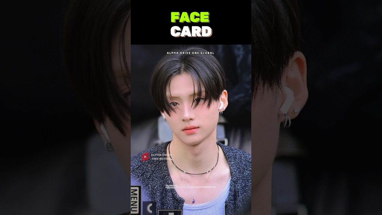 ALPHA DRIVE ONE FACE CARD TODAY 알파드라이브원 