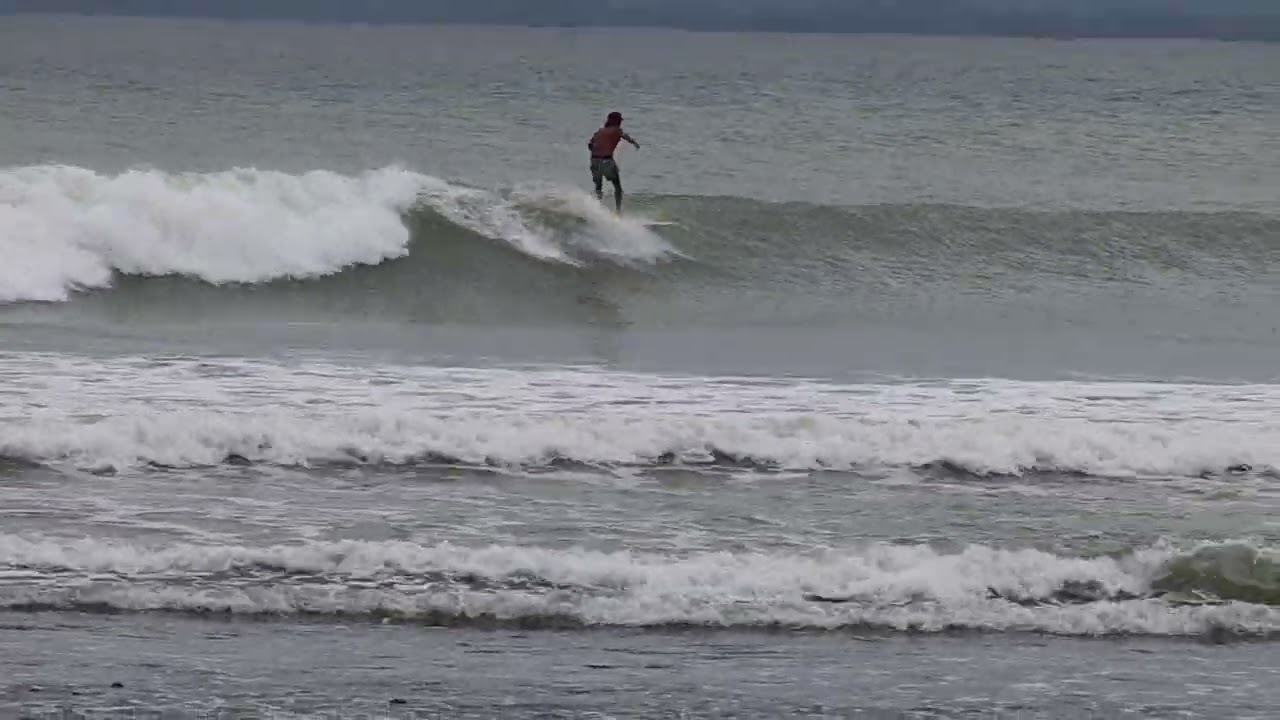 Johan longboard Pavones Beach Costa Rica
