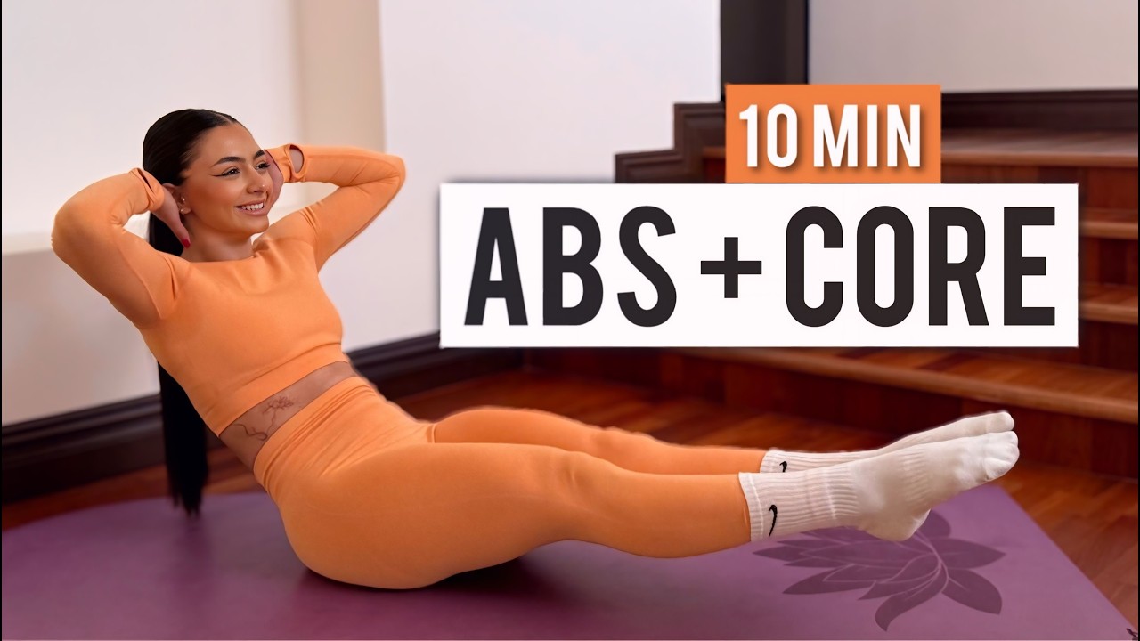Intense 10 Min Abs & Core Workout | No Equipment, No Repeat, All ...