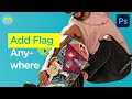 Realistic flag in photoshop cc photoshop tutorial photo editing