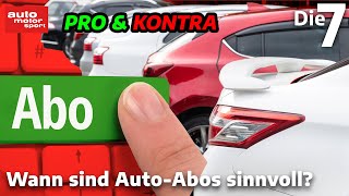 Auto-Abos: Anbieter, Fahrzeuge, Kosten! | auto motor und sport