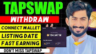 TapSwap Withdrawal Update । TapSwap Connect Solana Wallet । TapSwap Telegram Mining