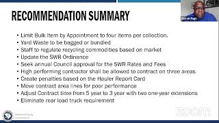 Solid Waste Collections Contract Work Session