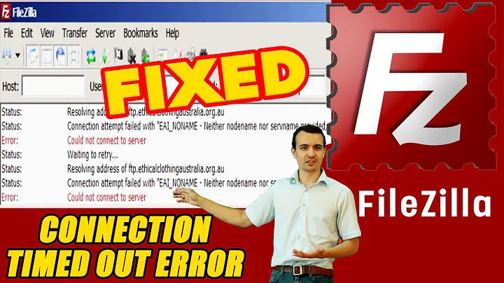 How to Fix- FileZilla Connection Refused TimeOut Error After 20 Seconds [Step by Step]☑️