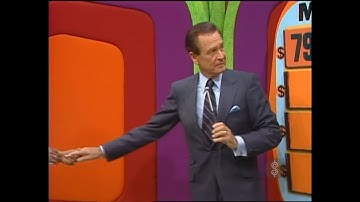 The Price Is Right (3/12/85) - Money Game blooper - Bob pulls the wrong card