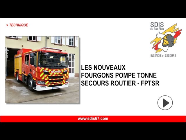 Camion de Pompier Radiocommandé Fourgon Pompe-Tonne FPT 1/18 ème RTR 2.4 Ghz