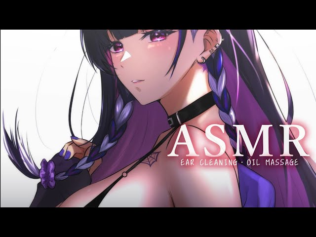 【ASMR_3dio】Shy Onne-san clean & massage your ears in swimsuits シャイなお姉さんが水着でお耳掃除とオイルマッサージしてくれるASMRのサムネイル