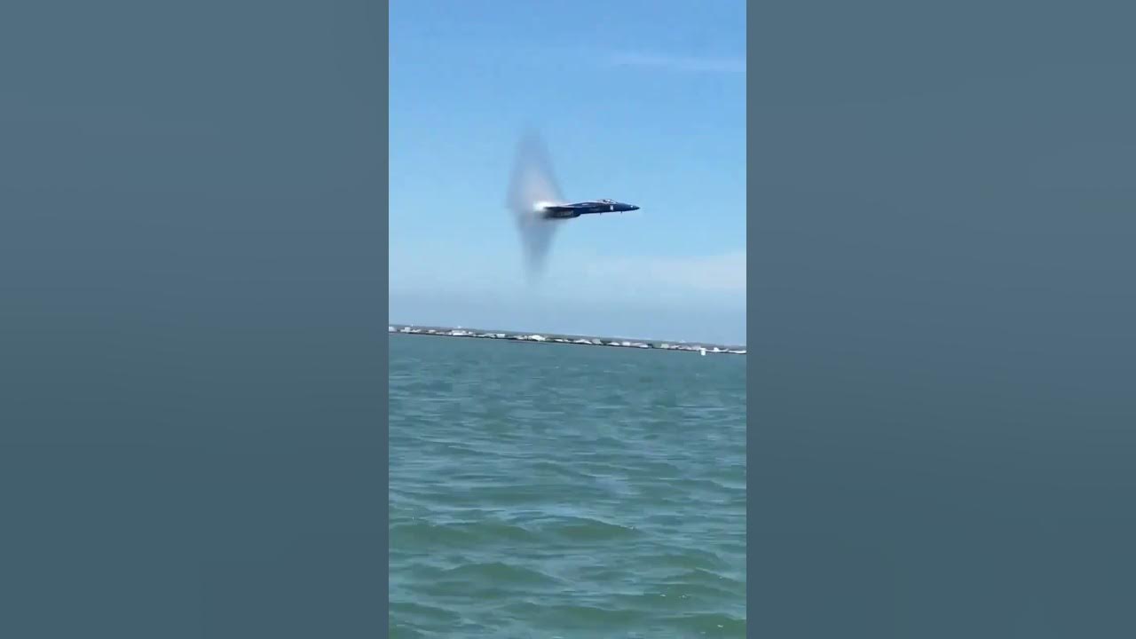 SONIC BOOM!!! Breaking the sound barrier!!