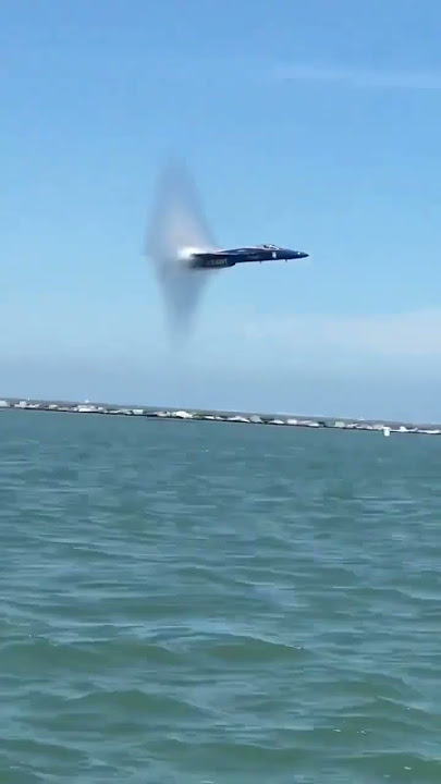 SONIC BOOM!!! Breaking the sound barrier!!