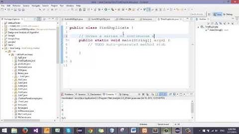 Programming Interview Practise 1: Find Duplicate from Array Using Java