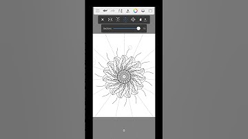 Autodesk sketchbook flower drawing 🌺. #youtubeshorts #shorts #drawing #flower
