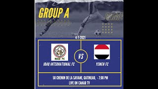 Group A Iraq International FC vs Yemen FC