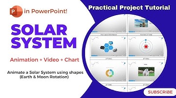 PowerPoint Solar System, Chart, and Video | Full Practical Demonstration সহজভাবে শিখুন  | NSDA_03