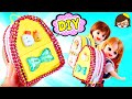 リカちゃん❤本当に使えるすみっコぐらしのミニチュアリュックをDIY❤ゆっきーわーるど❤Miniature❤