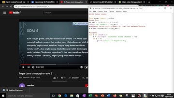 Latihan dasar-dasar python [Nomor 6]