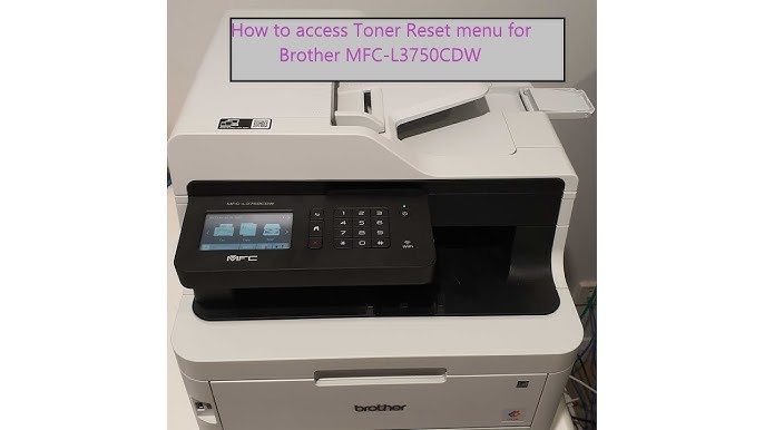 How to reset toner level on the Brother printer range TN247 TN243 - YouTube