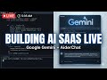 Live Coding the Future: Building an AI SaaS with Google Gemini & Aider