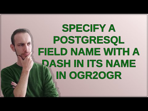 Gis: Specify a PostgreSQL field name with a dash in its name in ogr2ogr